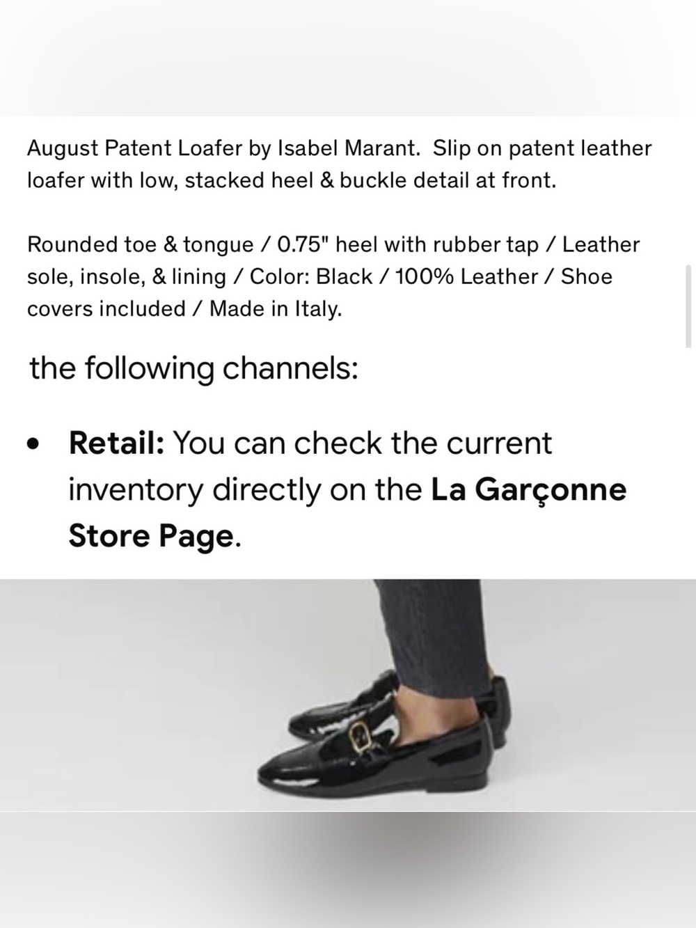 Isabel Marant August Patent Loafer - Picture 15 of 16